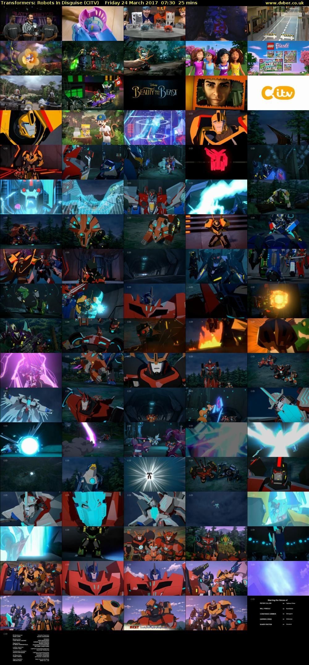 Transformers: Robots In Disguise (CITV) Friday 24 March 2017 07:30 - 07:55