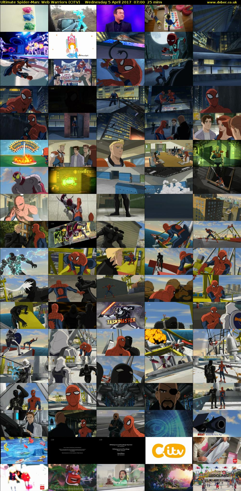 Ultimate Spider-Man: Web Warriors (CITV) Wednesday 5 April 2017 07:00 - 07:25