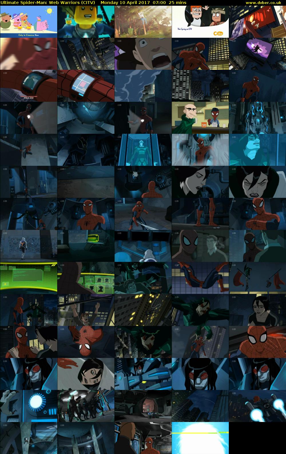 Ultimate Spider-Man: Web Warriors (CITV) Monday 10 April 2017 07:00 - 07:25