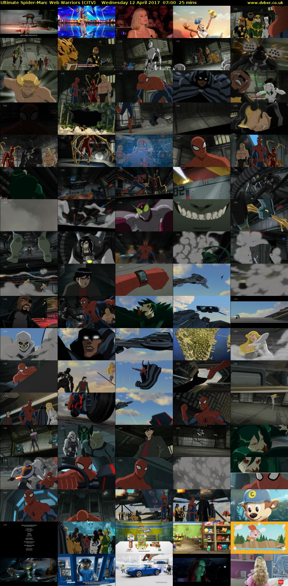 Ultimate Spider-Man: Web Warriors (CITV) Wednesday 12 April 2017 07:00 - 07:25