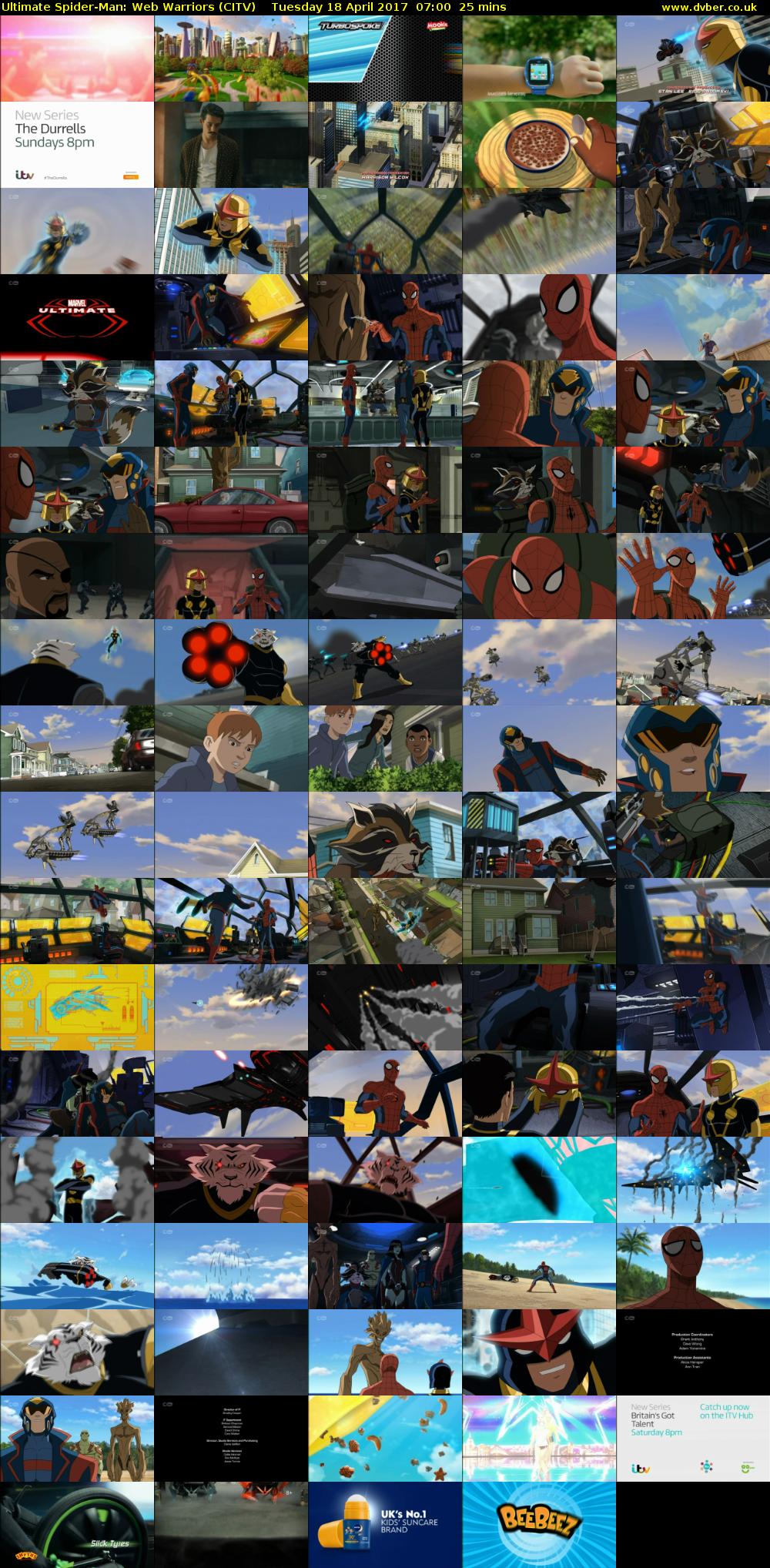 Ultimate Spider-Man: Web Warriors (CITV) Tuesday 18 April 2017 07:00 - 07:25