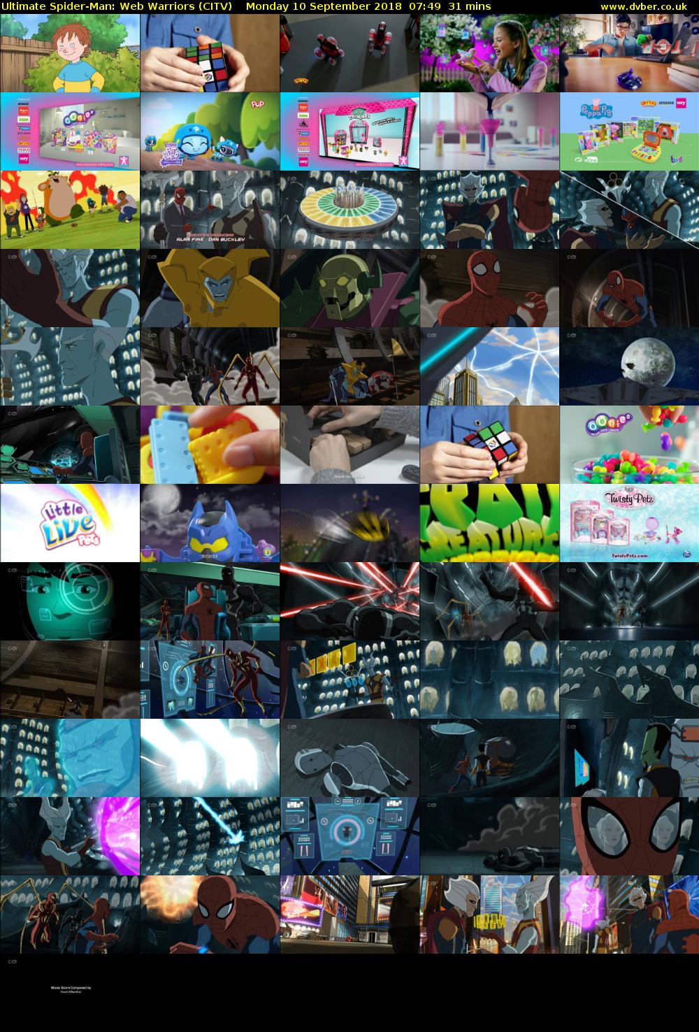 Ultimate Spider-Man: Web Warriors (CITV) Monday 10 September 2018 07:49 - 08:20