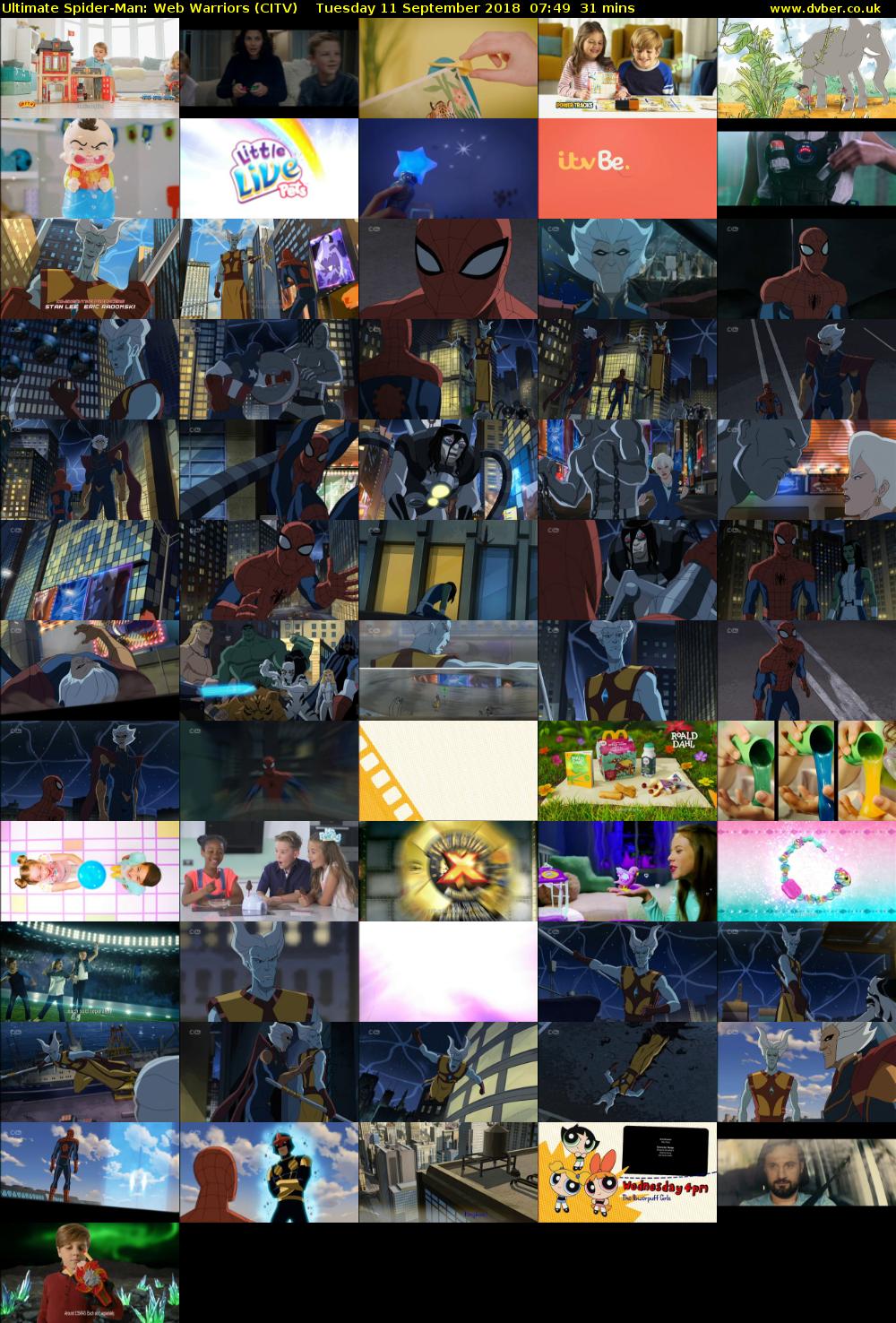 Ultimate Spider-Man: Web Warriors (CITV) Tuesday 11 September 2018 07:49 - 08:20