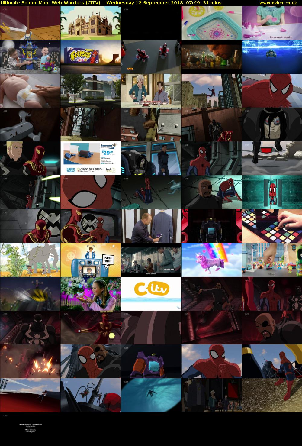 Ultimate Spider-Man: Web Warriors (CITV) Wednesday 12 September 2018 07:49 - 08:20