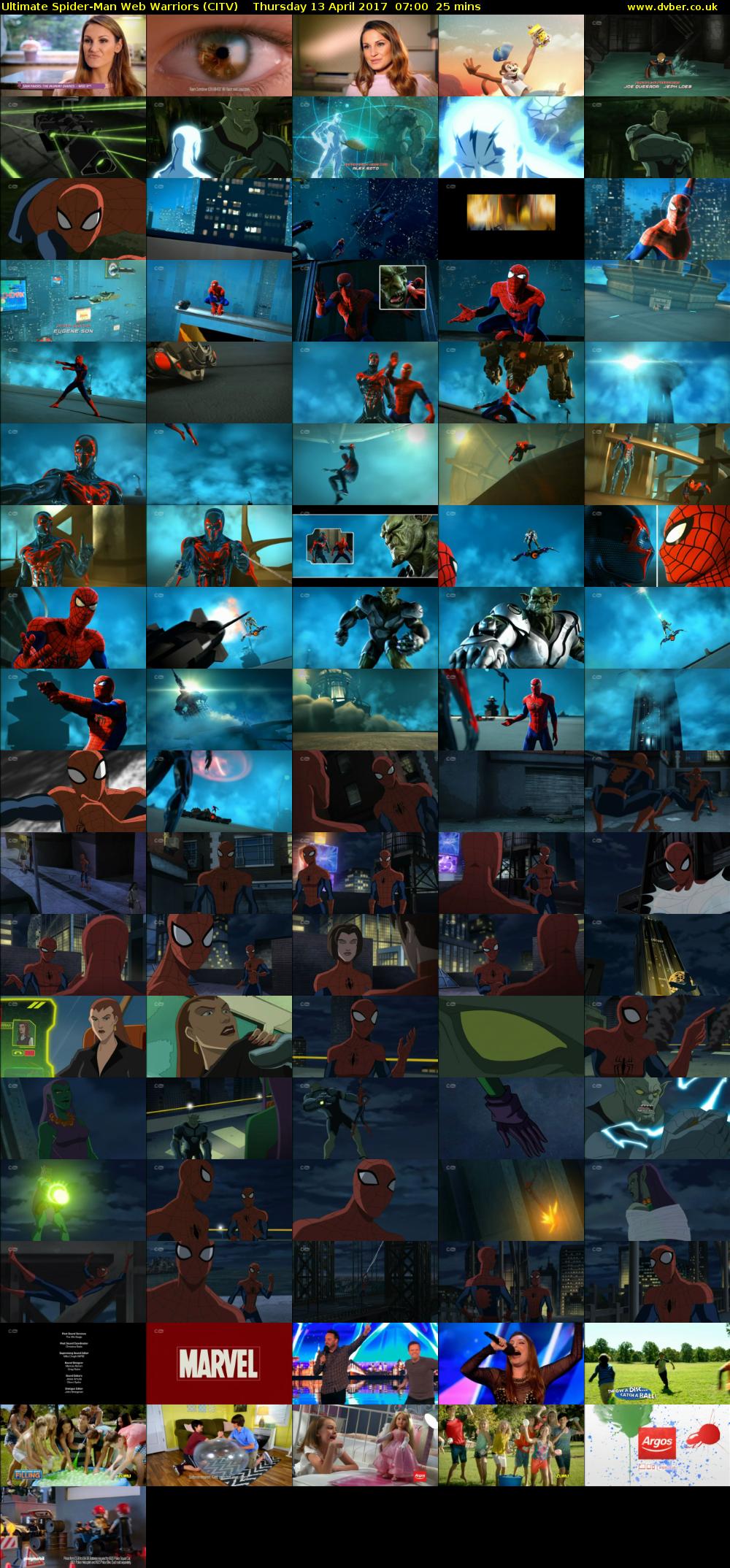 Ultimate Spider-Man Web Warriors (CITV) Thursday 13 April 2017 07:00 - 07:25