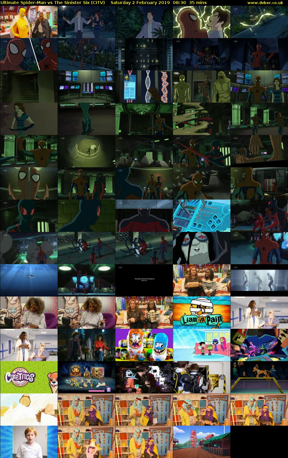 Ultimate Spider-Man vs The Sinister Six (CITV) Saturday 2 February 2019 08:30 - 09:05