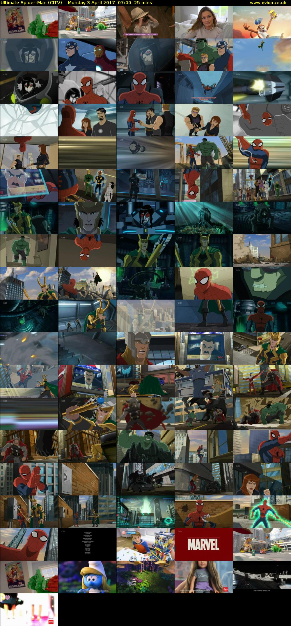 Ultimate Spider-Man (CITV) Monday 3 April 2017 07:00 - 07:25