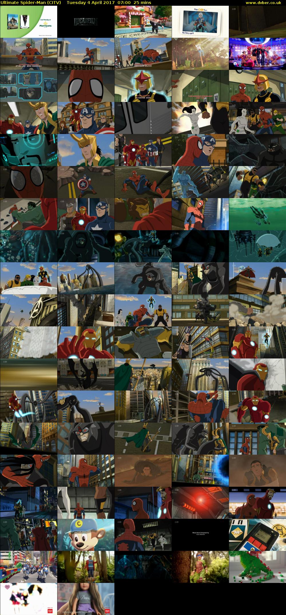 Ultimate Spider-Man (CITV) Tuesday 4 April 2017 07:00 - 07:25