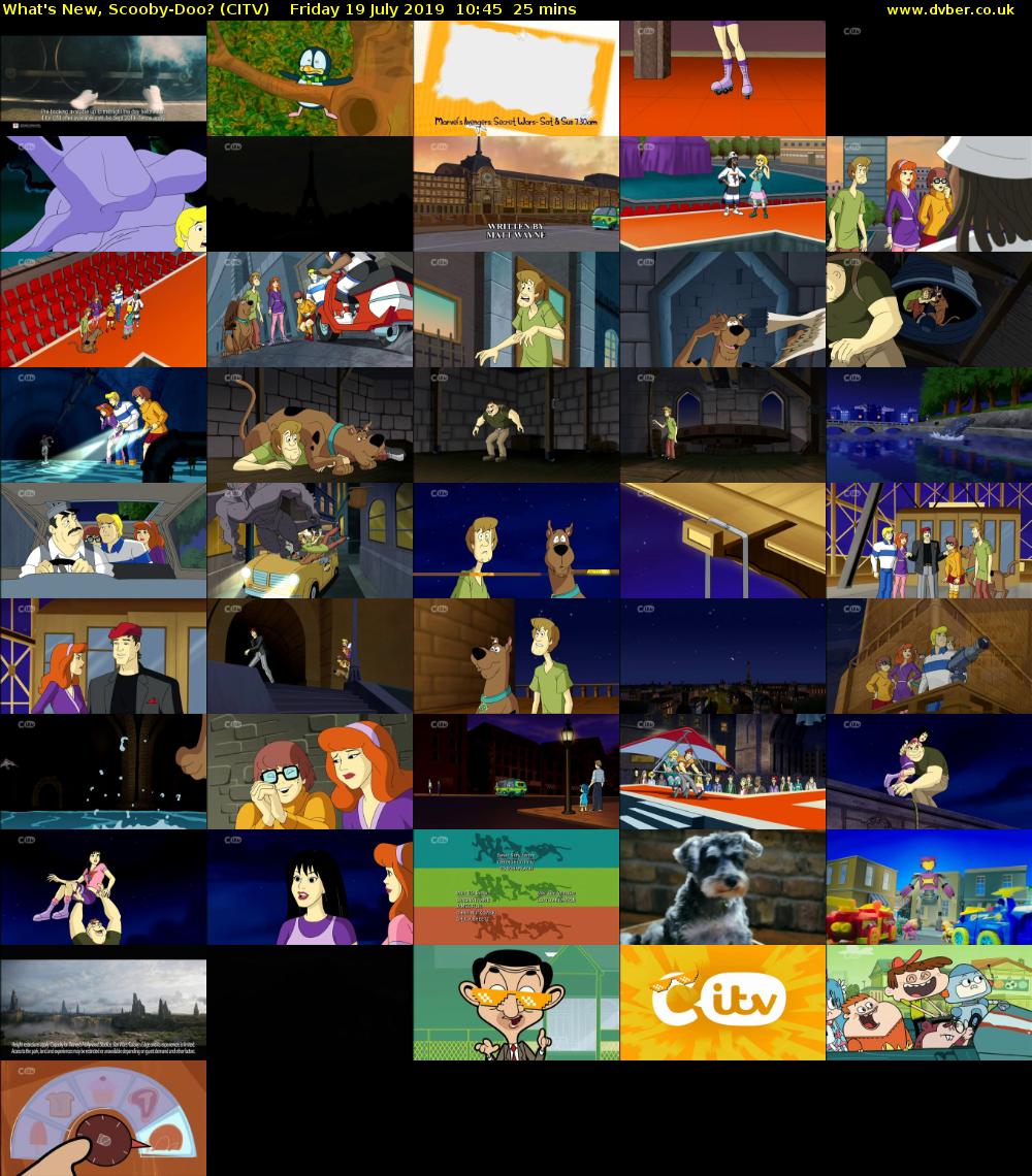What's New, Scooby-Doo? (CITV) Friday 19 July 2019 10:45 - 11:10