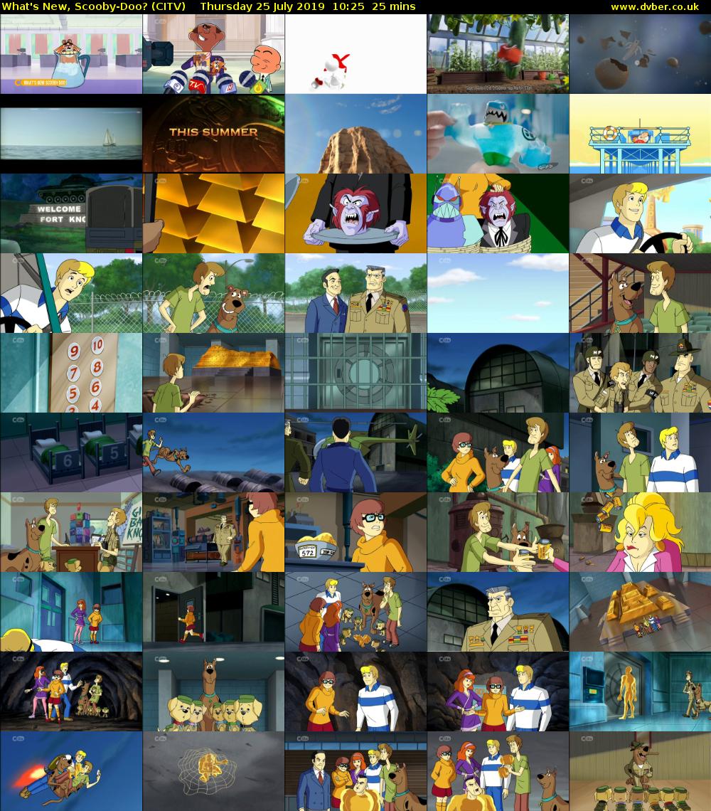 What's New, Scooby-Doo? (CITV) Thursday 25 July 2019 10:25 - 10:50