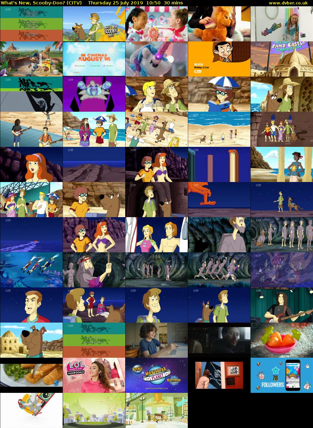 What's New, Scooby-Doo? (CITV) Thursday 25 July 2019 10:50 - 11:20