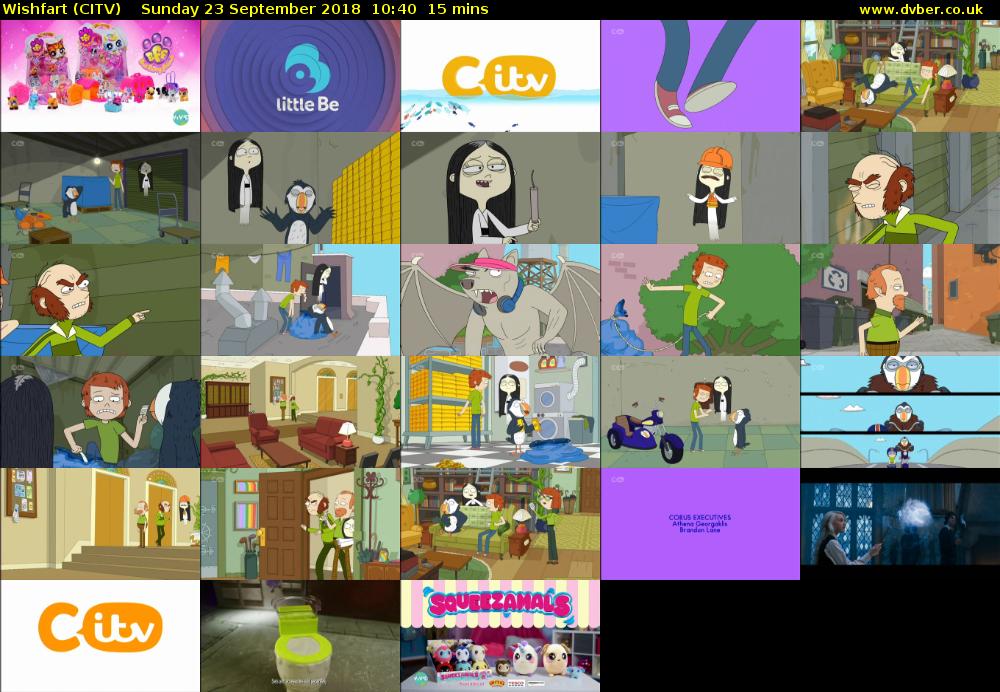 Wishfart (CITV) Sunday 23 September 2018 10:40 - 10:55