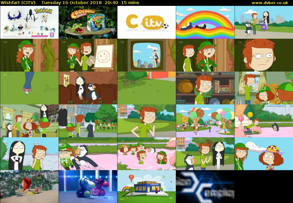 Wishfart (CITV) Tuesday 16 October 2018 20:40 - 20:55