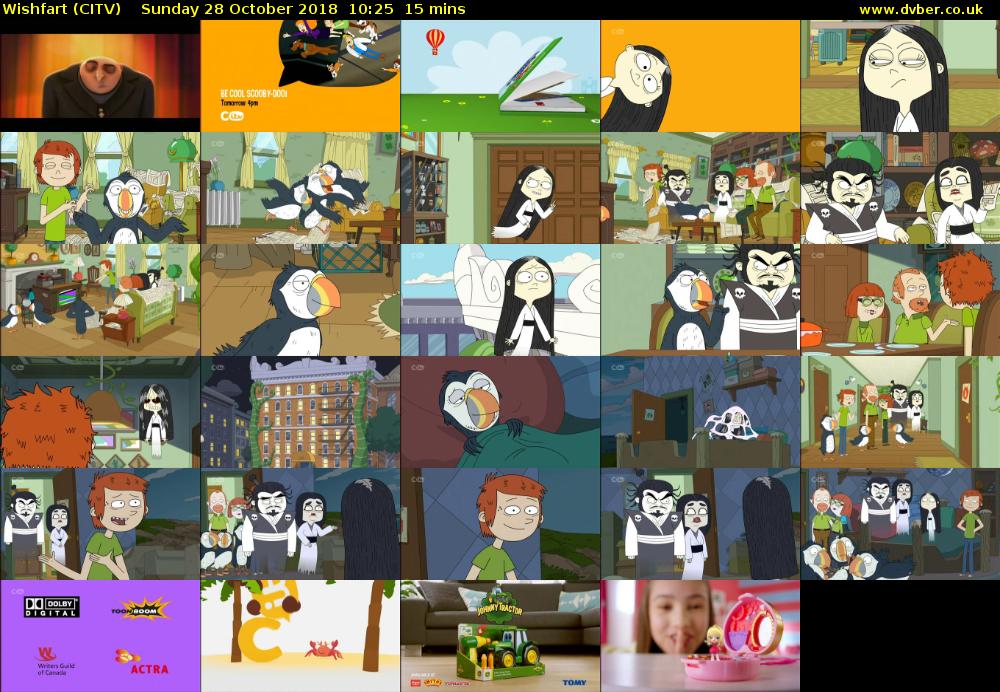 Wishfart (CITV) Sunday 28 October 2018 10:25 - 10:40