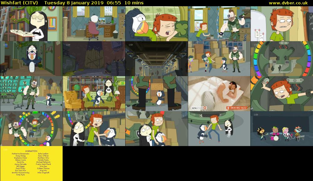 Wishfart (CITV) Tuesday 8 January 2019 06:55 - 07:05