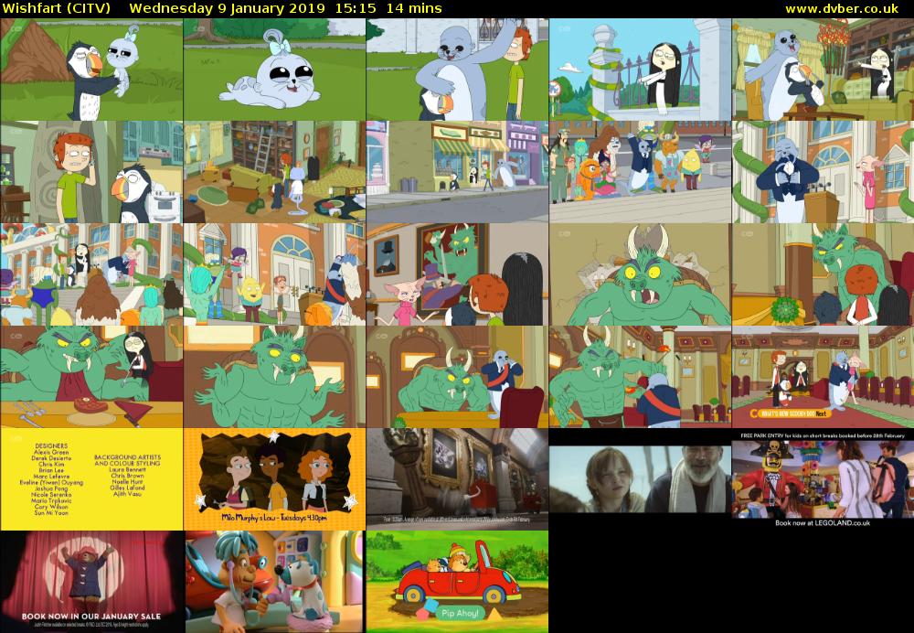 Wishfart (CITV) Wednesday 9 January 2019 15:15 - 15:29