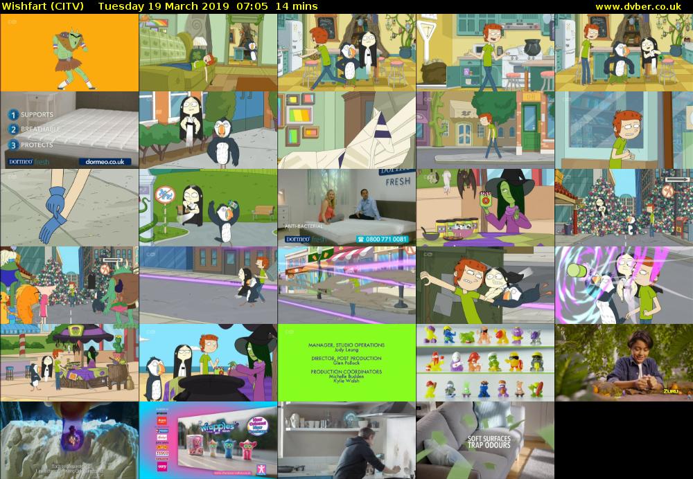 Wishfart (CITV) Tuesday 19 March 2019 07:05 - 07:19