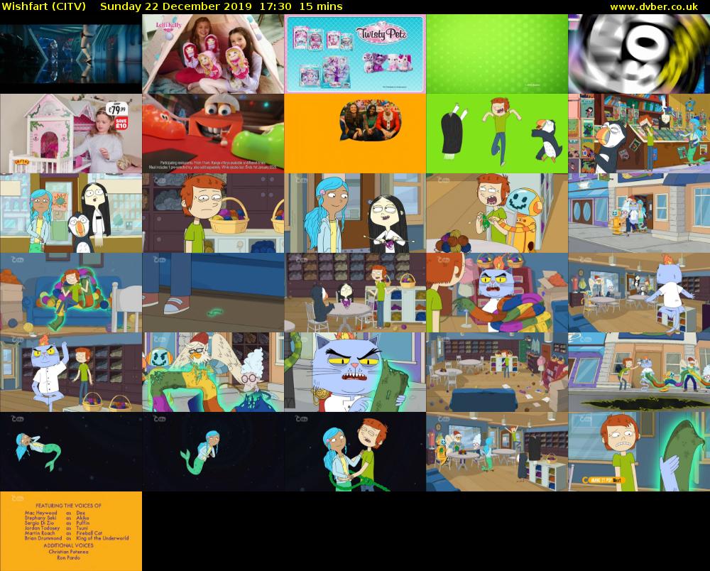 Wishfart (CITV) Sunday 22 December 2019 17:30 - 17:45