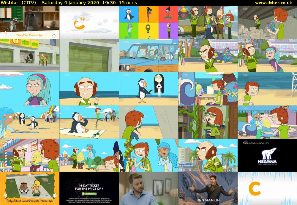 Wishfart (CITV) Saturday 4 January 2020 19:30 - 19:45