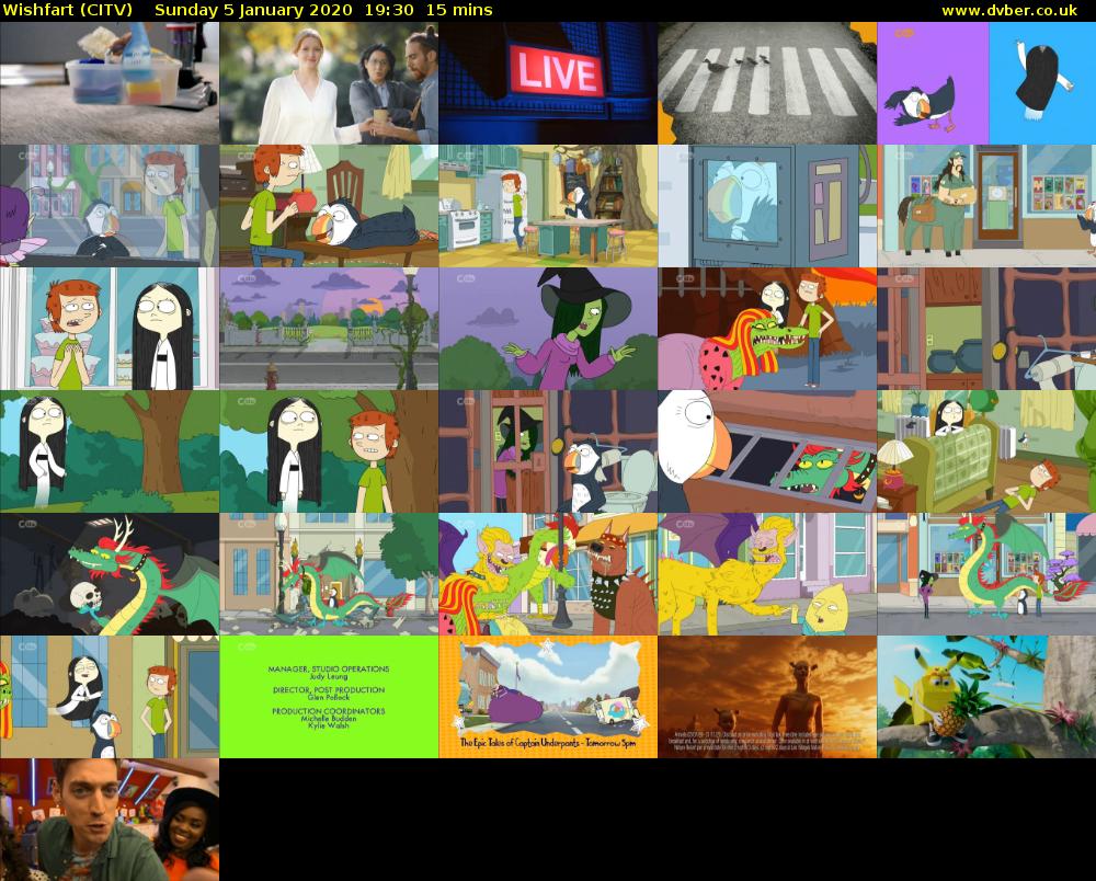 Wishfart (CITV) Sunday 5 January 2020 19:30 - 19:45