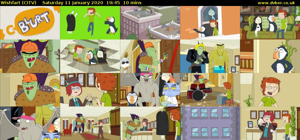 Wishfart (CITV) Saturday 11 January 2020 19:45 - 19:55