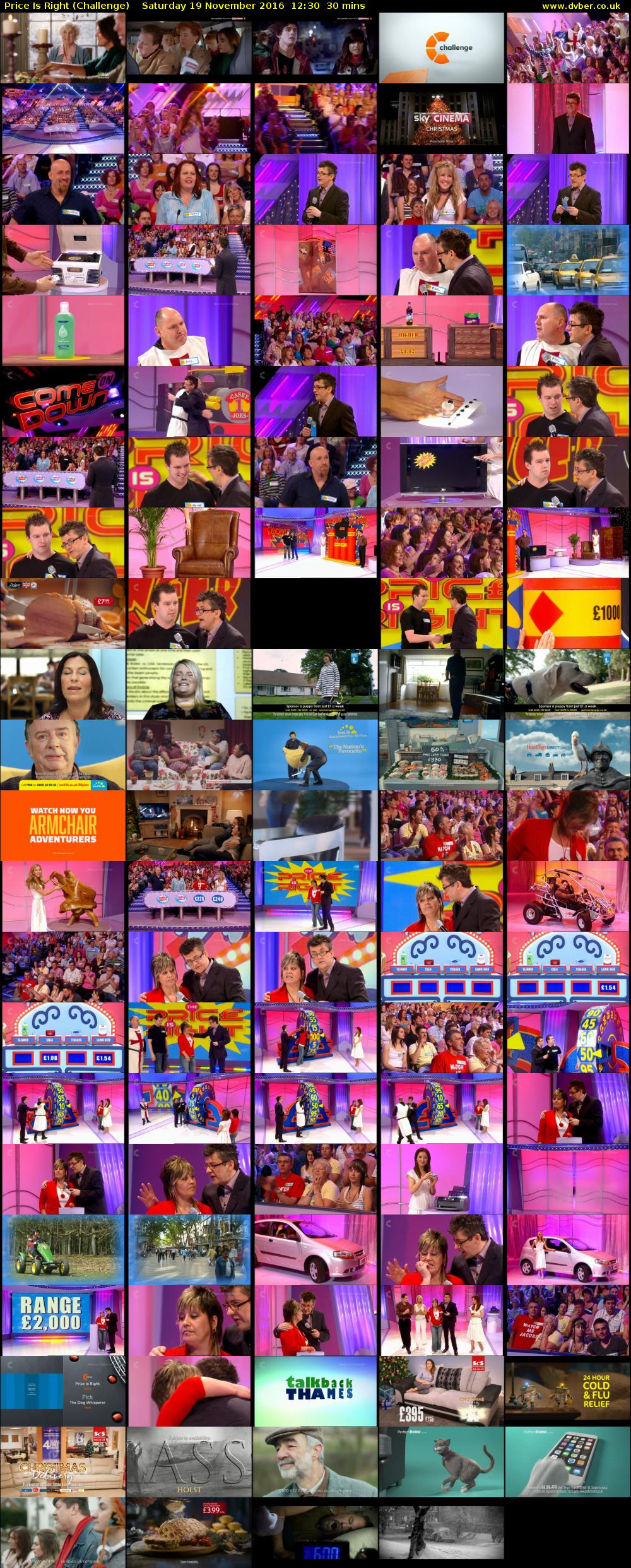  Price Is Right (Challenge) Saturday 19 November 2016 12:30 - 13:00