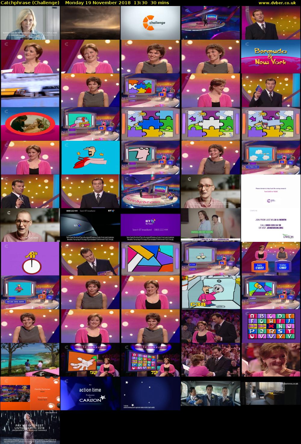 Catchphrase (Challenge) Monday 19 November 2018 13:30 - 14:00