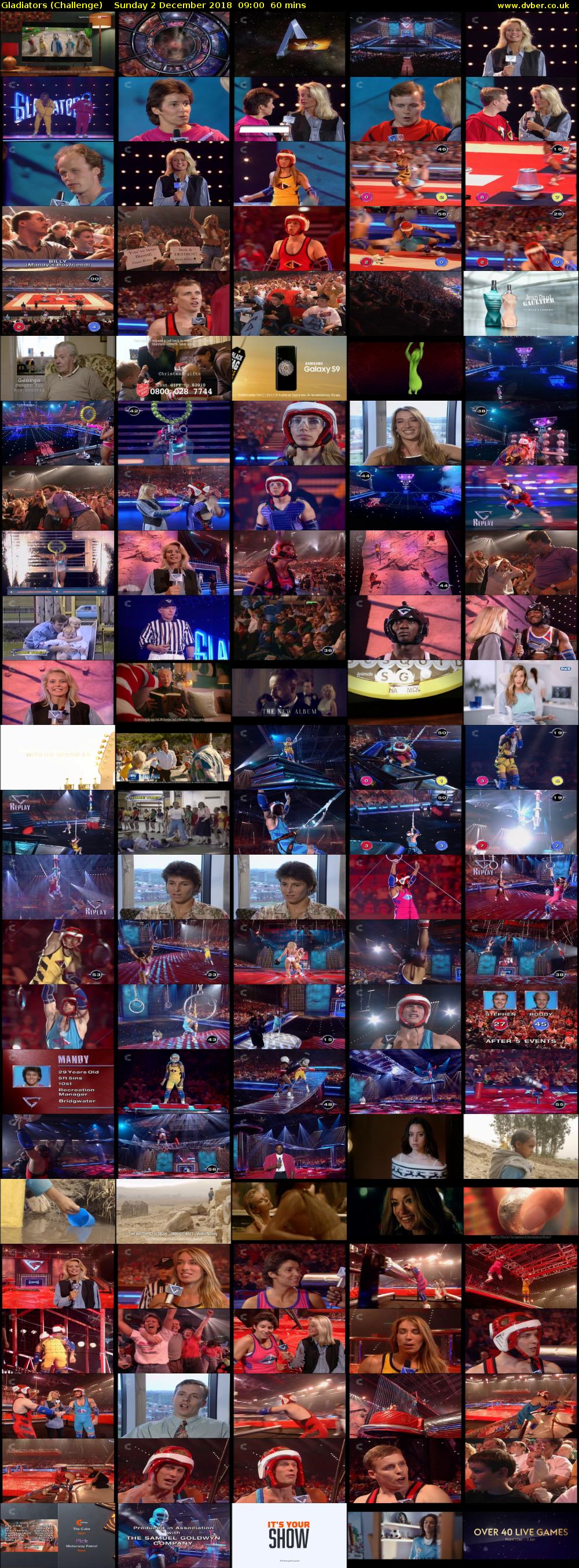 Gladiators (Challenge) Sunday 2 December 2018 09:00 - 10:00