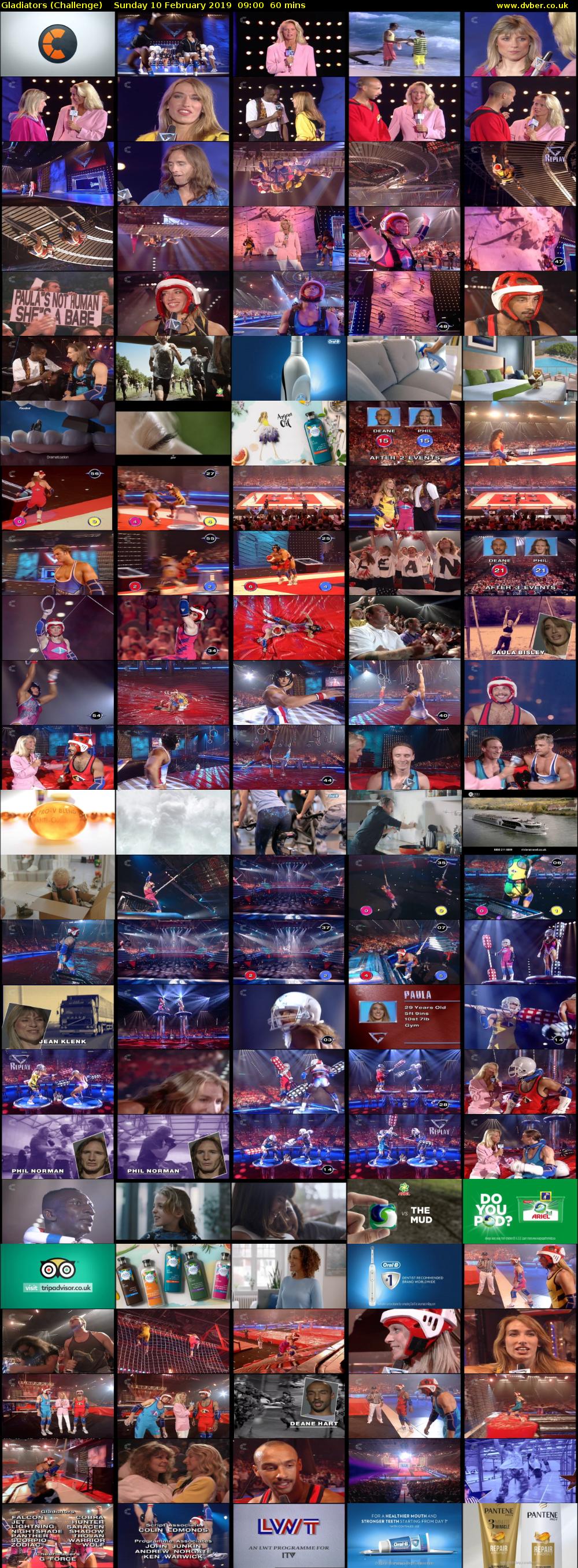 Gladiators (Challenge) Sunday 10 February 2019 09:00 - 10:00