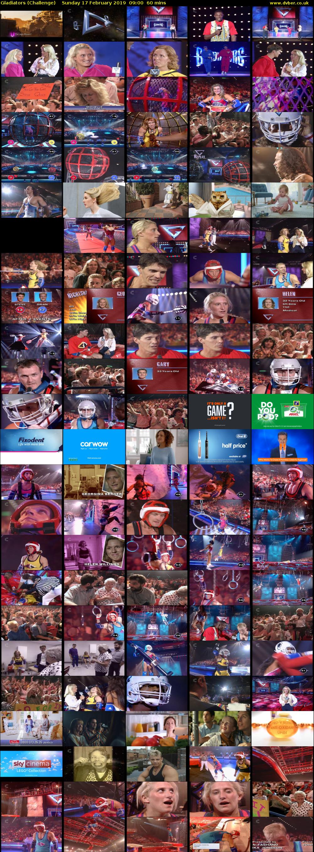 Gladiators (Challenge) Sunday 17 February 2019 09:00 - 10:00