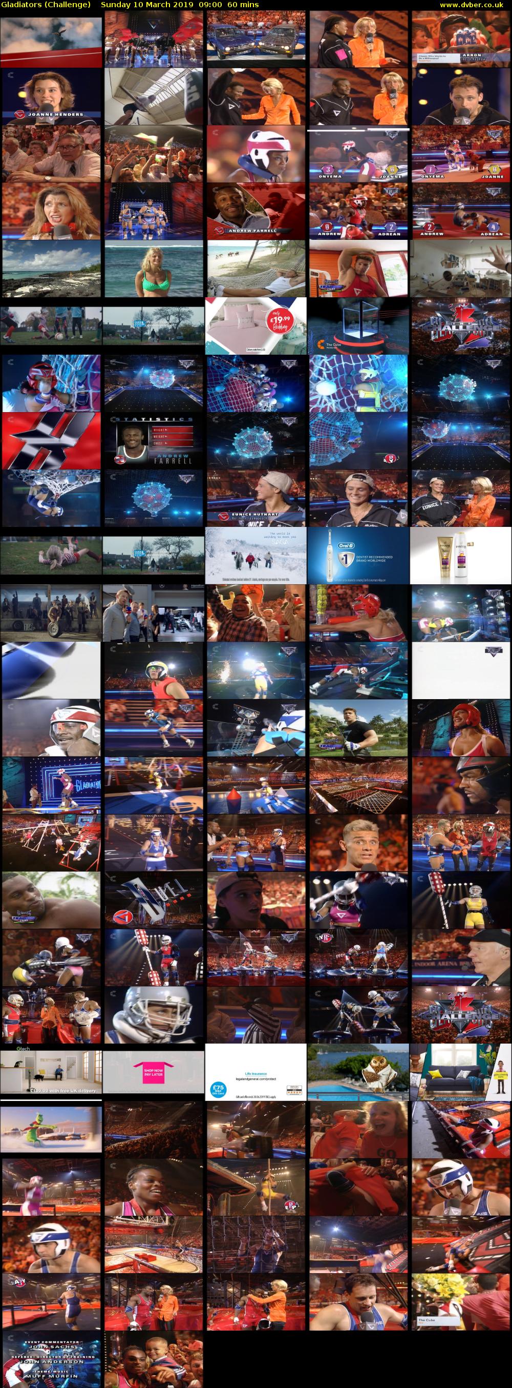 Gladiators (Challenge) Sunday 10 March 2019 09:00 - 10:00