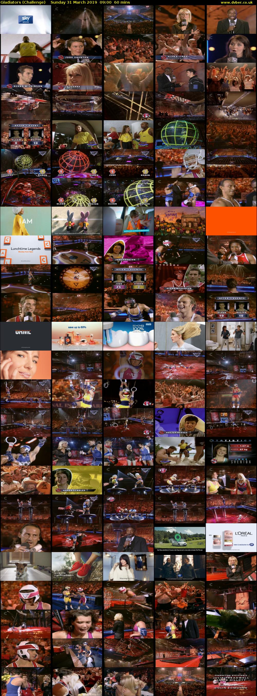 Gladiators (Challenge) Sunday 31 March 2019 09:00 - 10:00