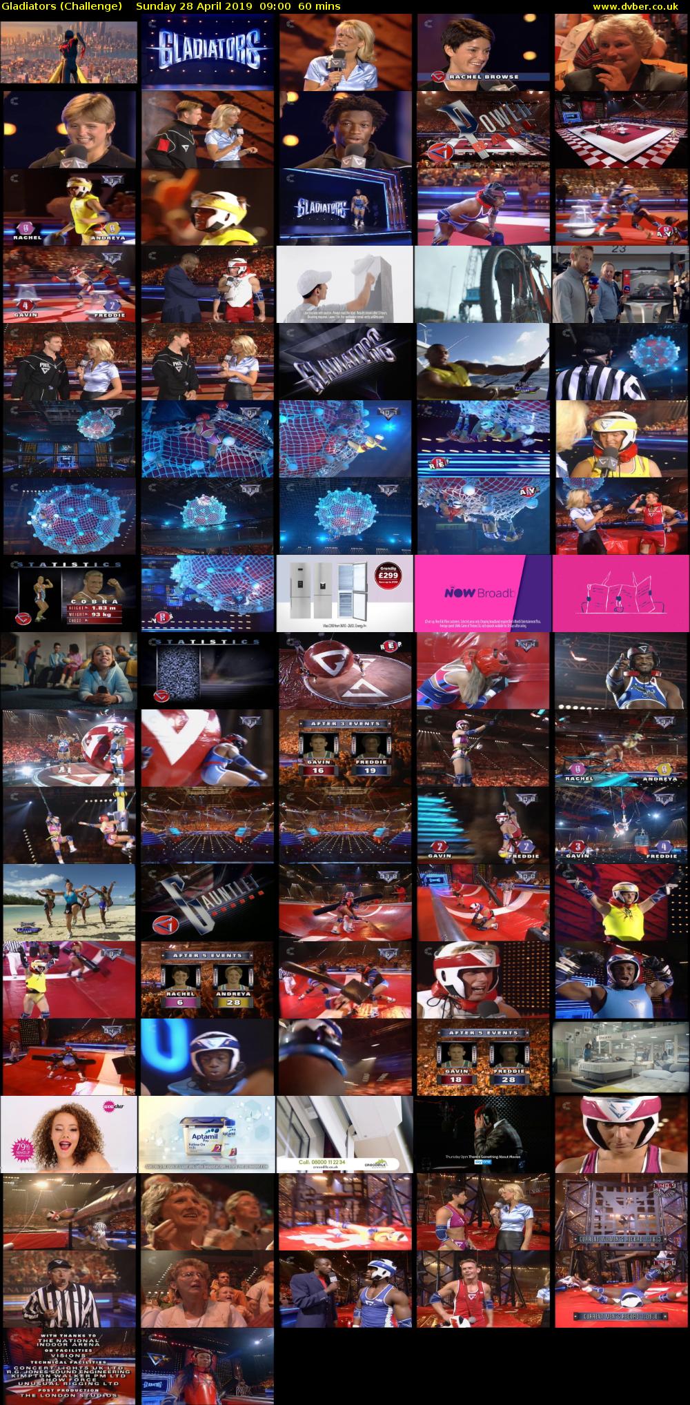 Gladiators (Challenge) Sunday 28 April 2019 09:00 - 10:00