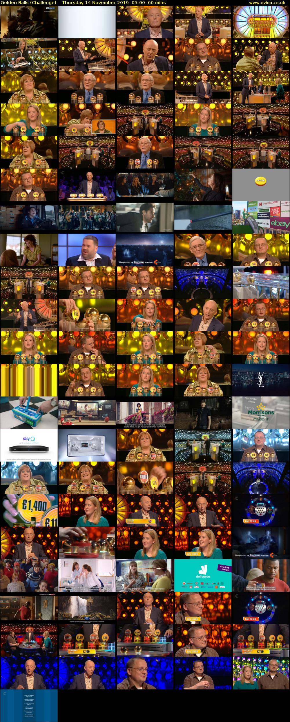 Golden Balls (Challenge) Thursday 14 November 2019 05:00 - 06:00