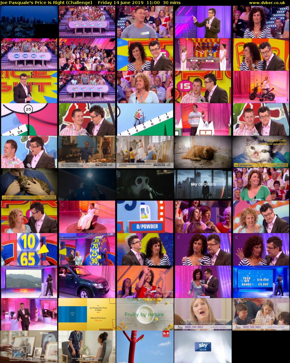 Joe Pasquale's Price Is Right (Challenge) Friday 14 June 2019 11:00 - 11:30