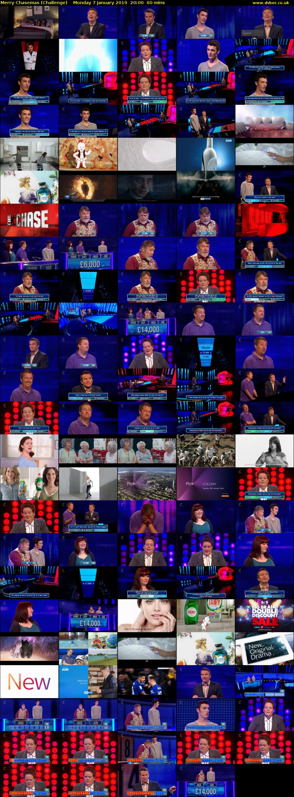 Merry Chasemas (Challenge) Monday 7 January 2019 20:00 - 21:00