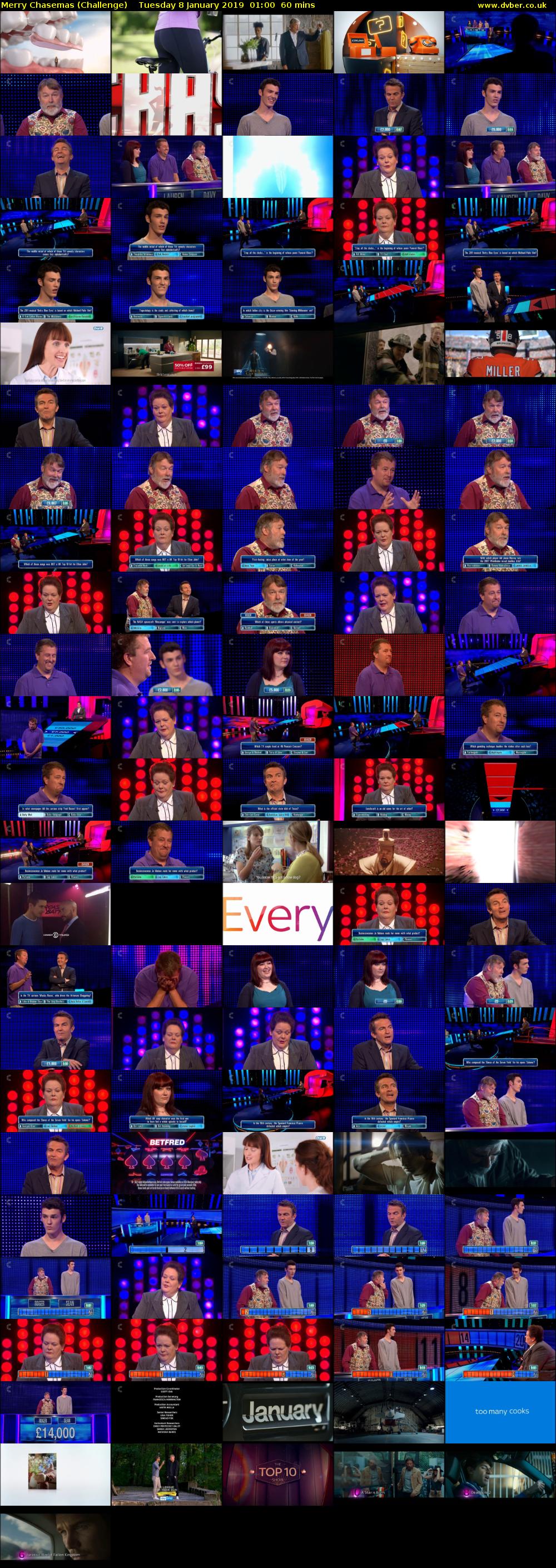 Merry Chasemas (Challenge) Tuesday 8 January 2019 01:00 - 02:00