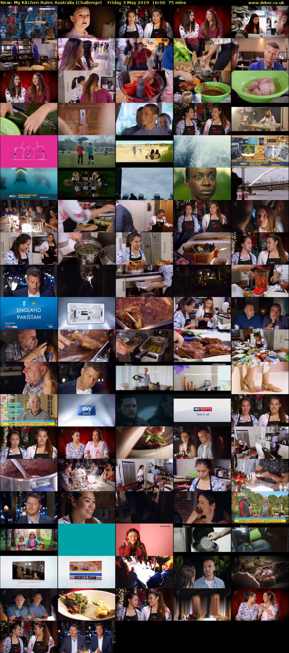 My Kitchen Rules Australia (Challenge) Friday 3 May 2019 16:00 - 17:15
