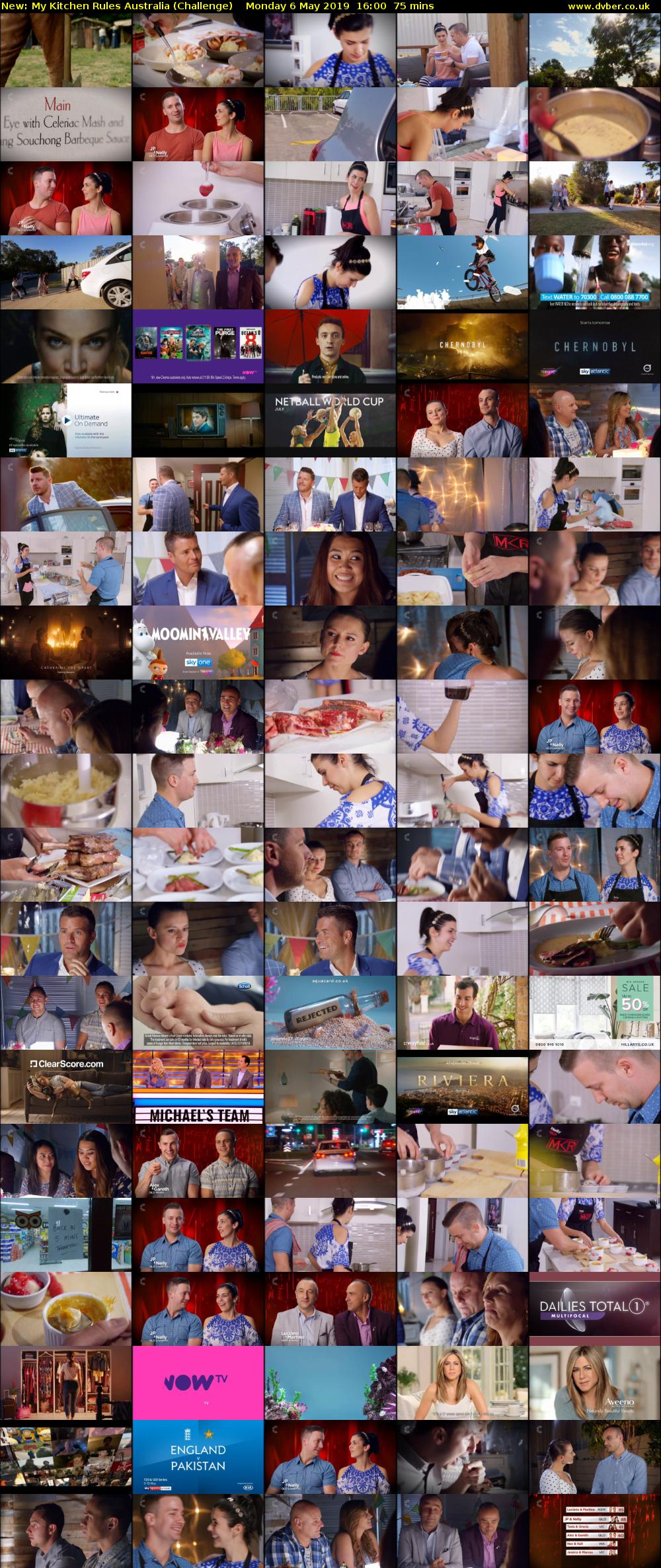 My Kitchen Rules Australia (Challenge) Monday 6 May 2019 16:00 - 17:15