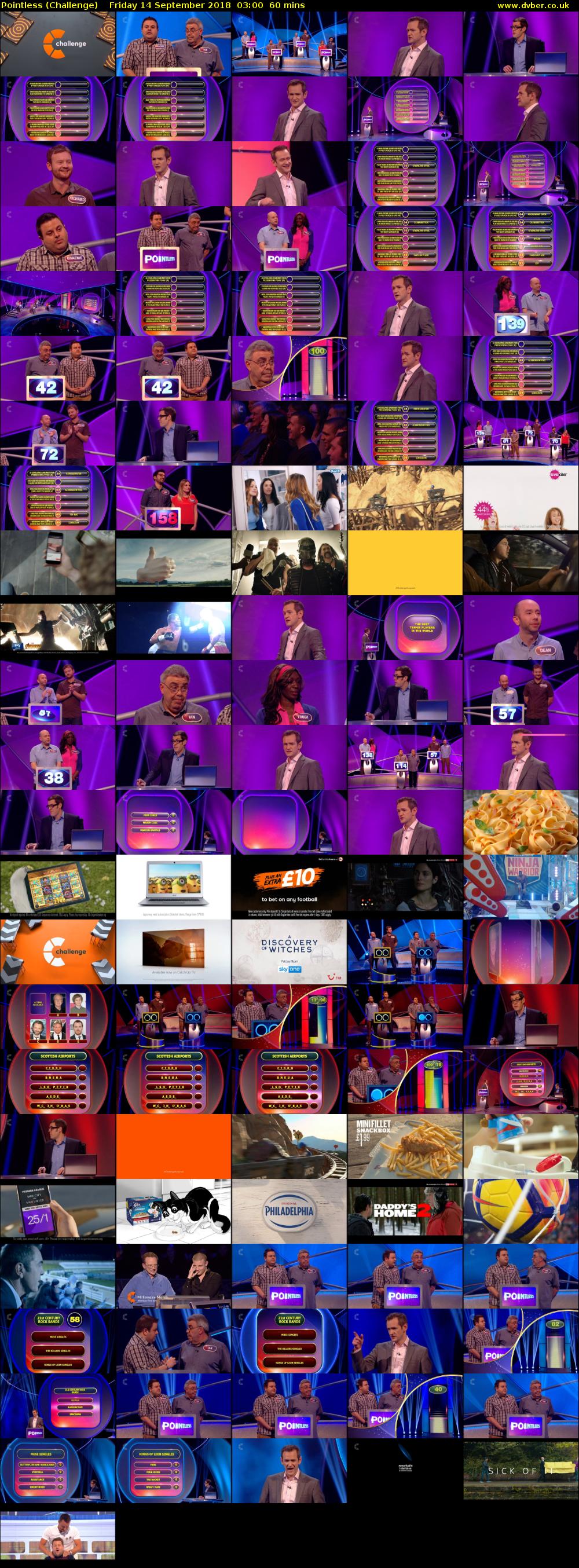 Pointless (Challenge) Friday 14 September 2018 03:00 - 04:00