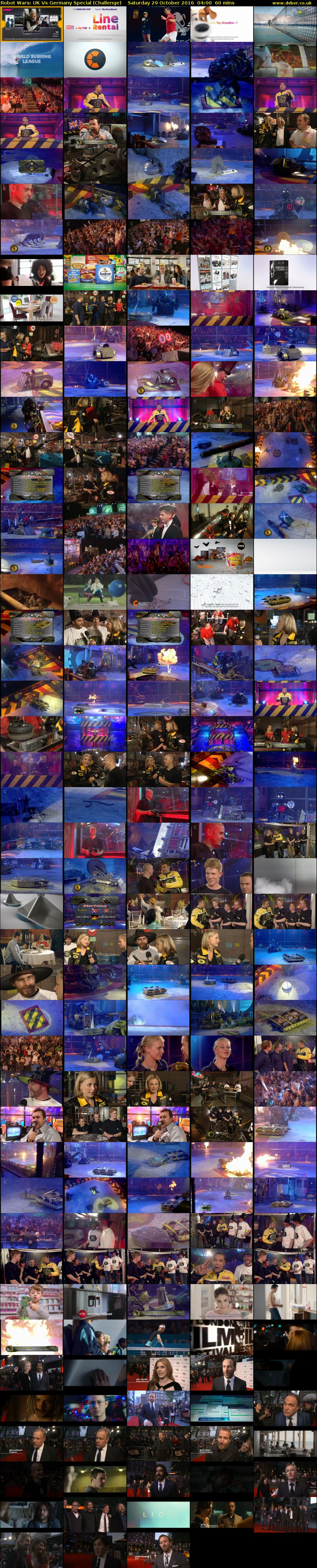 Robot Wars: UK Vs Germany Special (Challenge) Saturday 29 October 2016 04:00 - 05:00