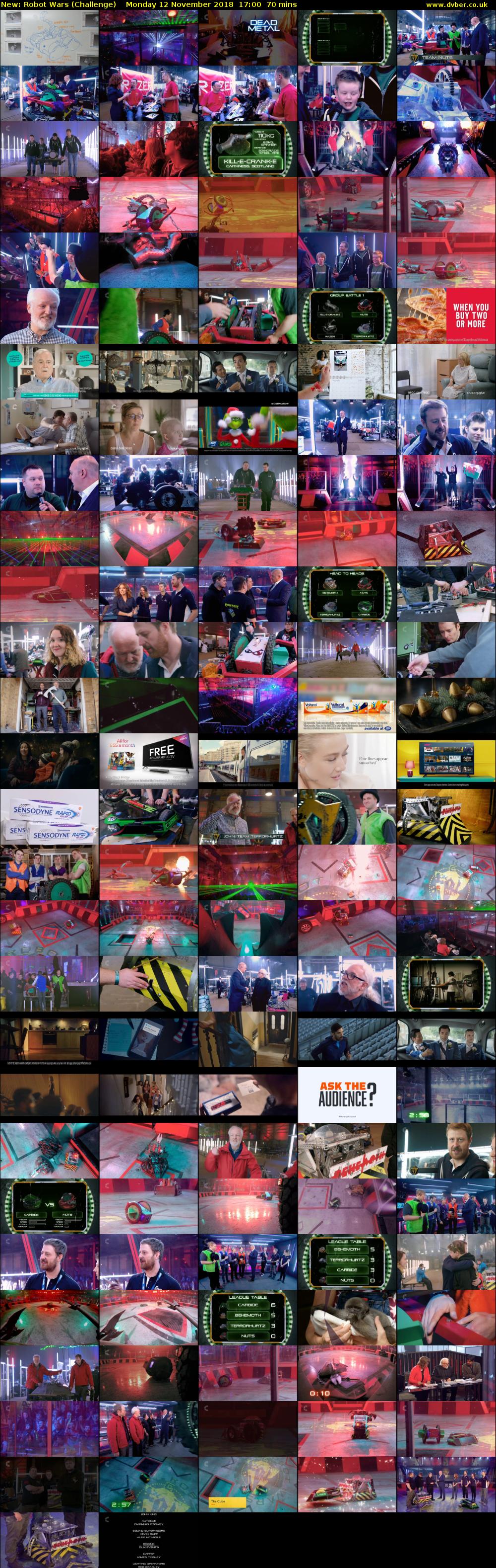 Robot Wars (Challenge) Monday 12 November 2018 17:00 - 18:10