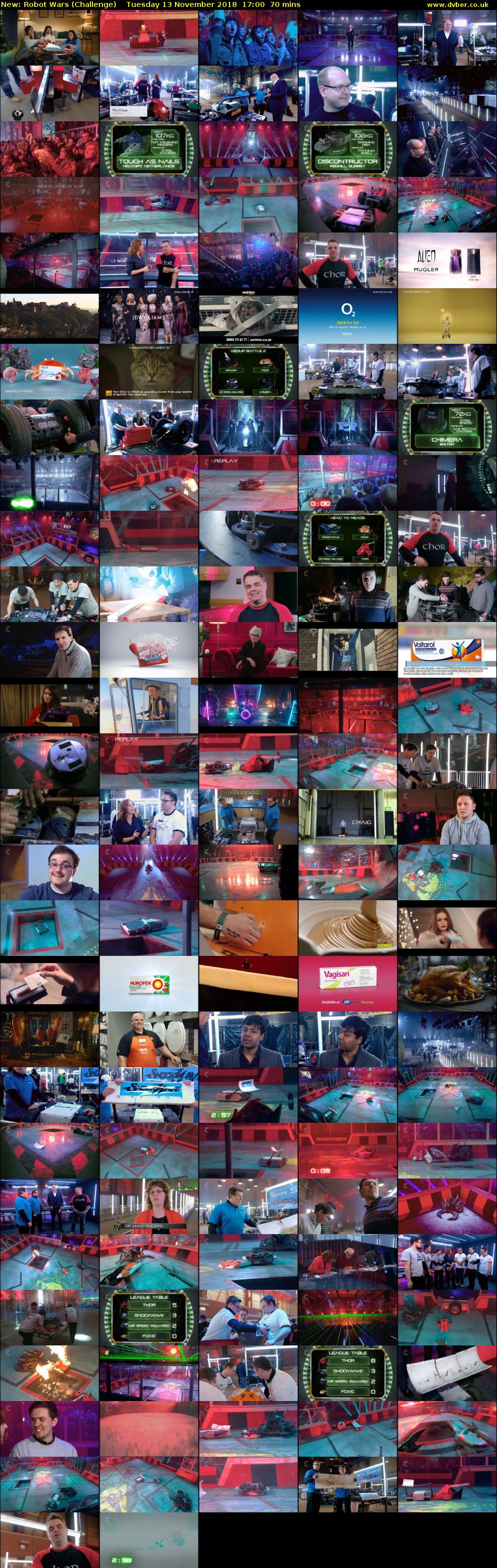 Robot Wars (Challenge) Tuesday 13 November 2018 17:00 - 18:10