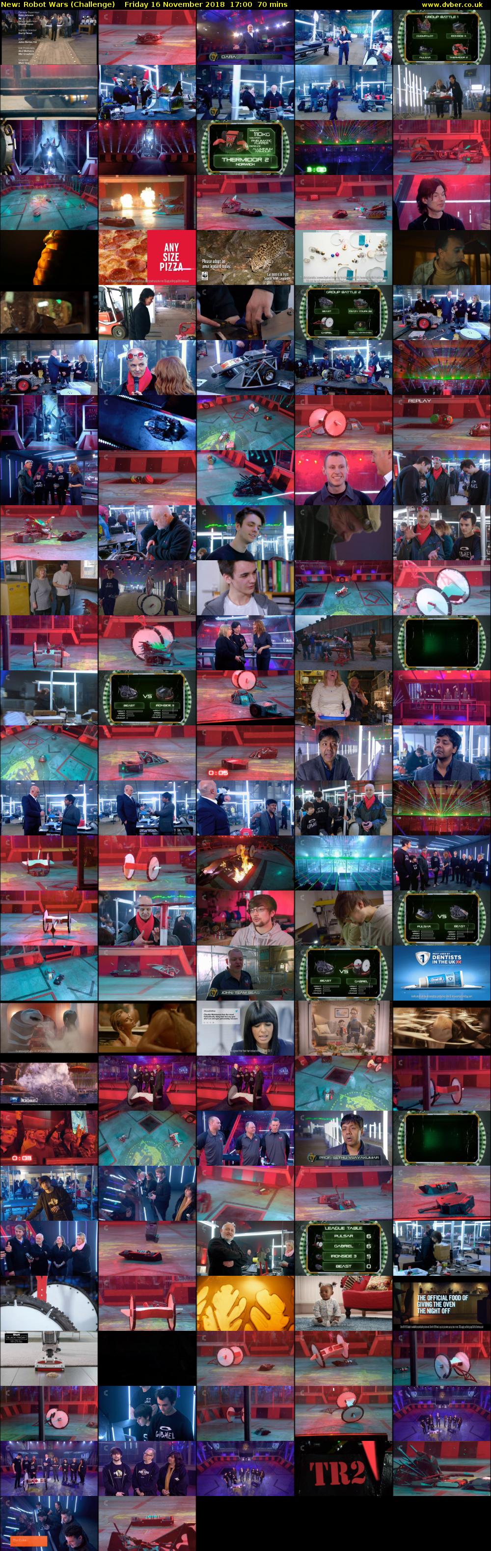 Robot Wars (Challenge) Friday 16 November 2018 17:00 - 18:10