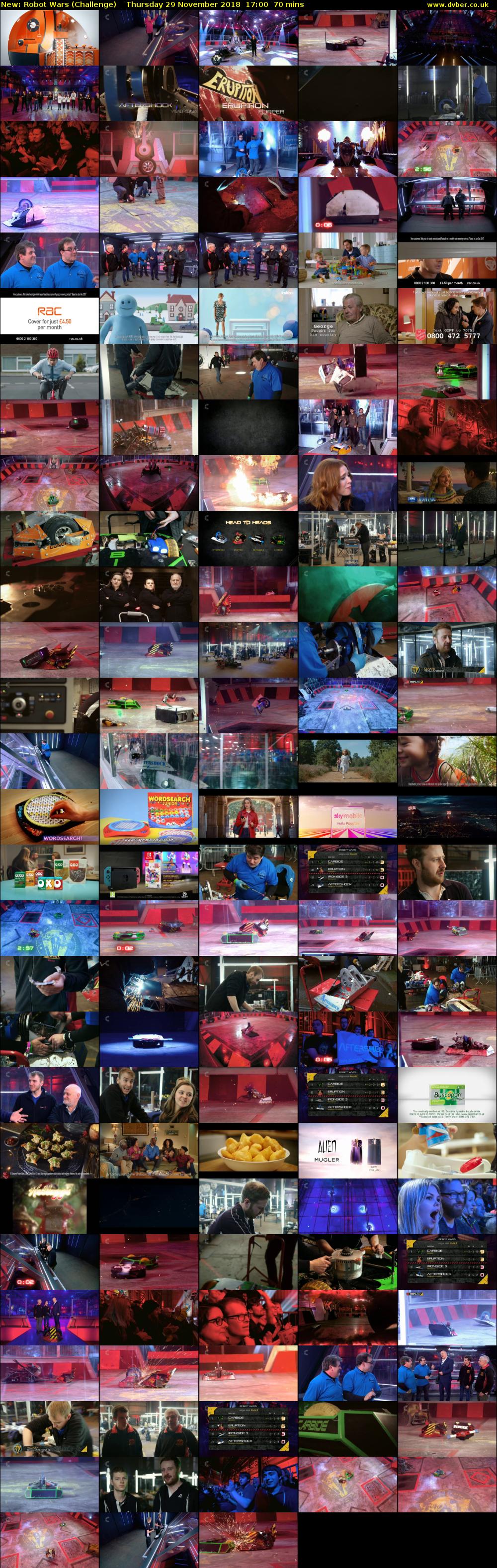 Robot Wars (Challenge) Thursday 29 November 2018 17:00 - 18:10