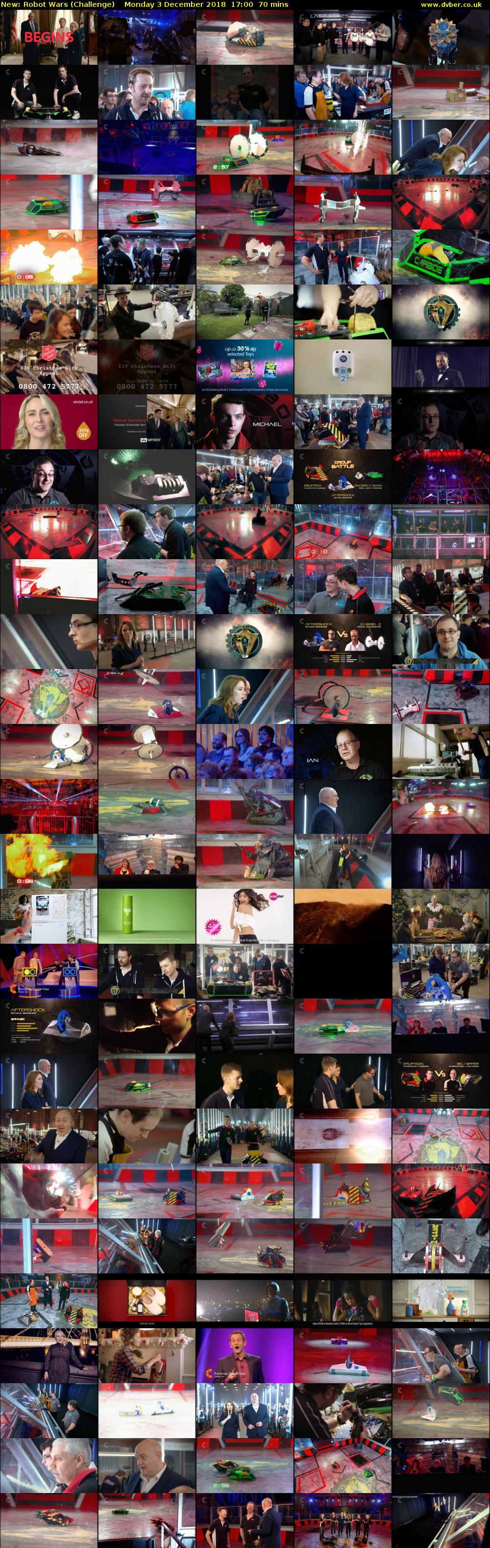 Robot Wars (Challenge) Monday 3 December 2018 17:00 - 18:10