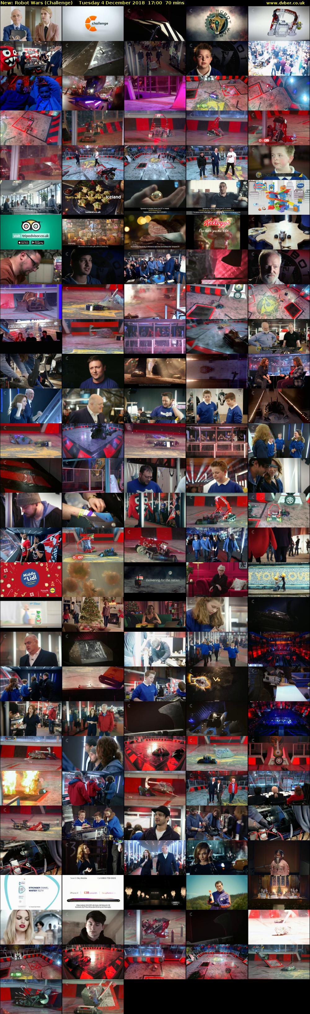 Robot Wars (Challenge) Tuesday 4 December 2018 17:00 - 18:10