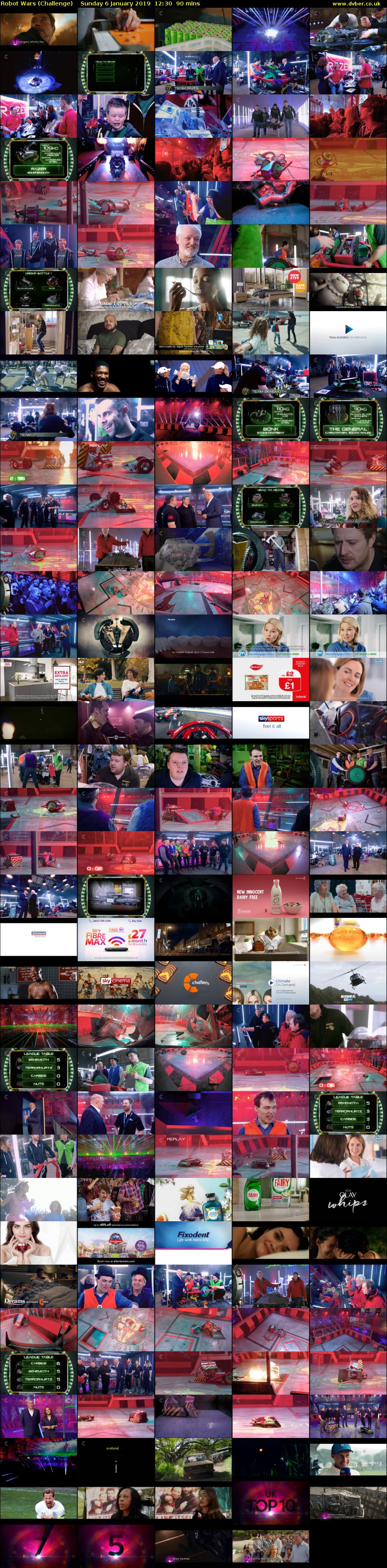 Robot Wars (Challenge) Sunday 6 January 2019 12:30 - 14:00