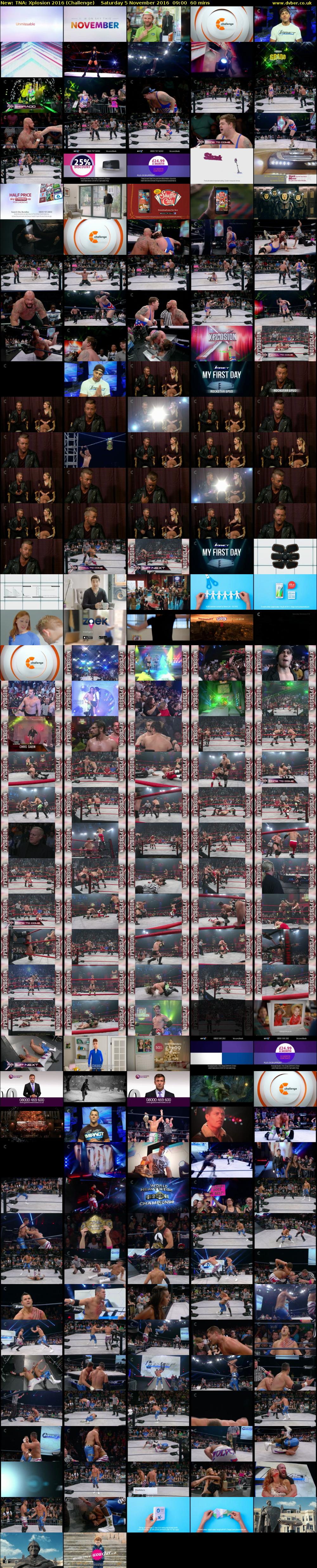 TNA: Xplosion 2016 (Challenge) Saturday 5 November 2016 09:00 - 10:00