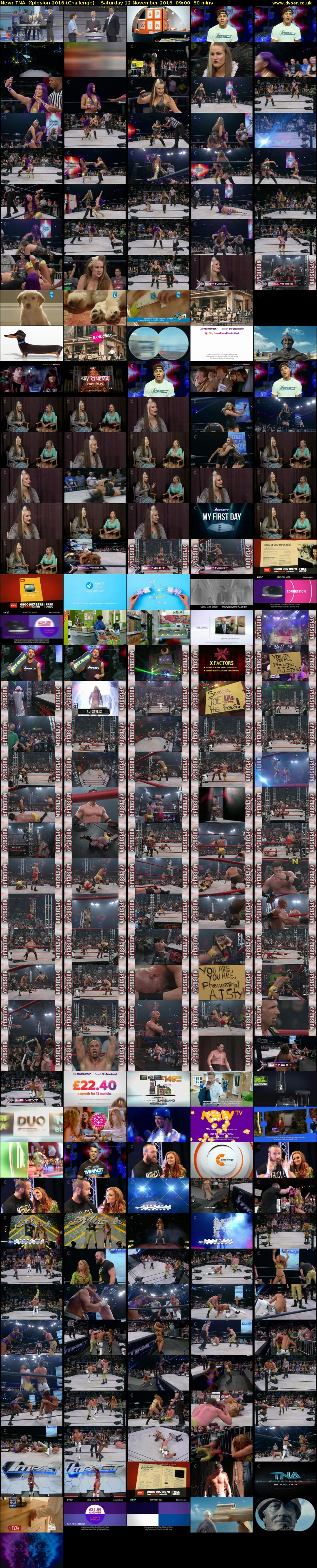 TNA: Xplosion 2016 (Challenge) Saturday 12 November 2016 09:00 - 10:00